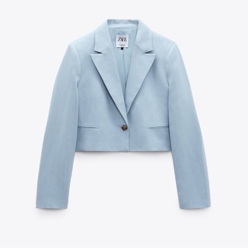 Zara linen blend blazer